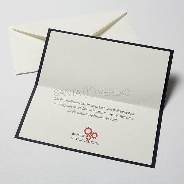 Bild 3 - Verschneite Tannen (gesch�ftliche Weihnachtsgr��e)