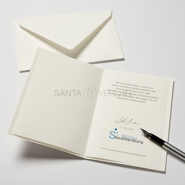 Bild 3 - Springender Hirsch (internationale Weihnachtswnsche)