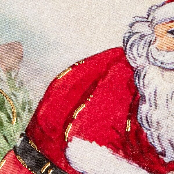 Bild 2 - Weihnachtsmann in Aktion (Spendenweihnachtskarte �sterreichsische Krebshilfe)