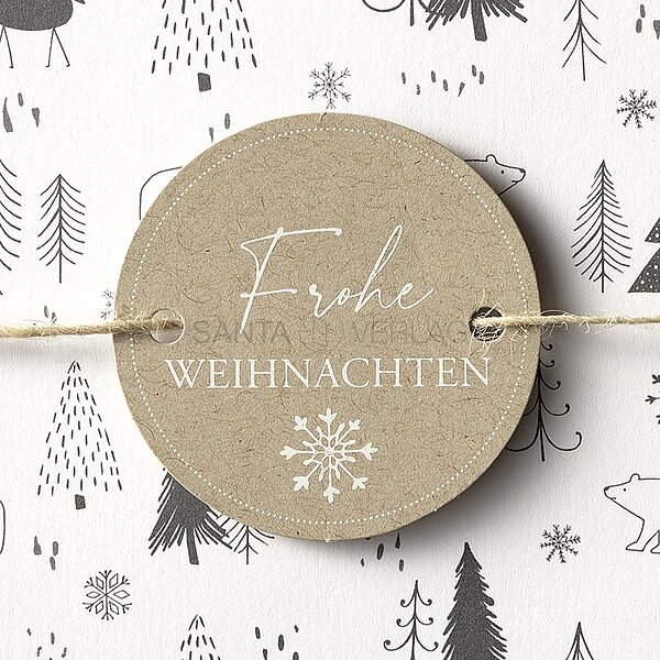 Bild 2 - Angebundene Kugel (gesch�ftliche Weihnachtskarte)