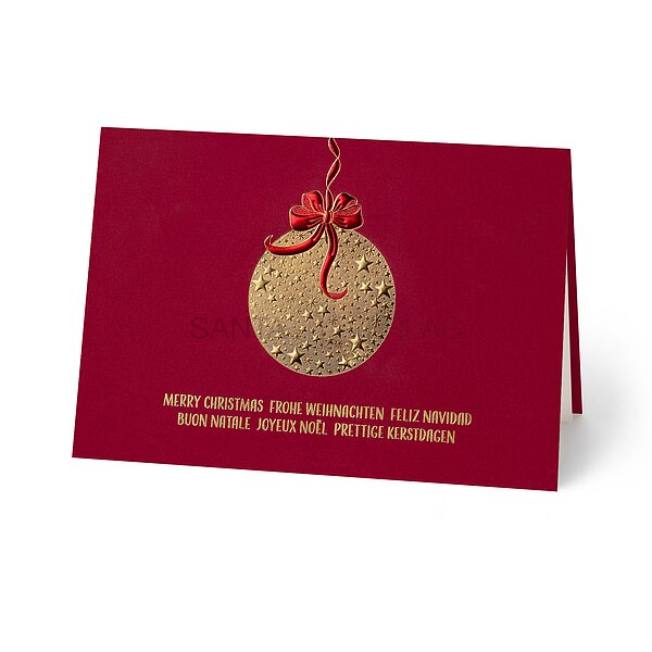 Bild 1 - Sternenkugel (internationale Weihnachtswnsche)