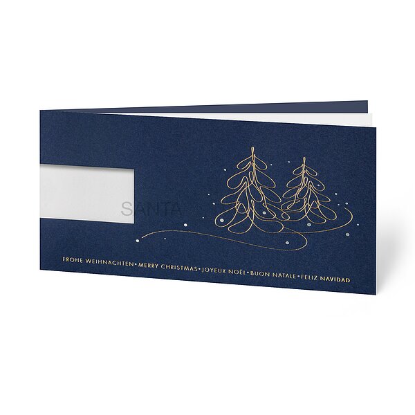 Bild 1 - Logokarte (internationale Weihnachtswnsche)