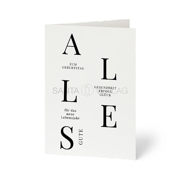 Bild 1 - Gl�ckwunschkarte Schlichte Eleganz