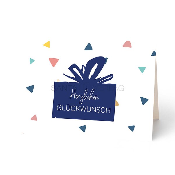 Bild 1 - Gl�ckwunschkarte Geschenk