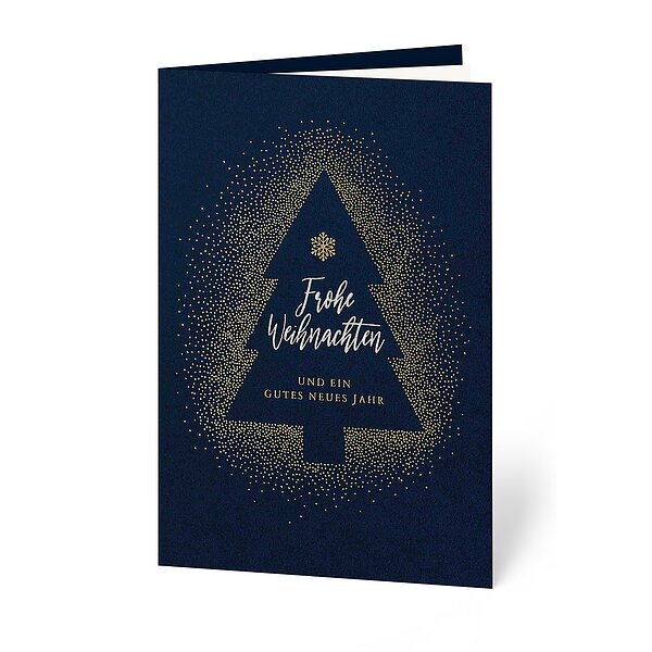 Bild 1 - Goldstaub (geschftliche Weihnachtskarte)