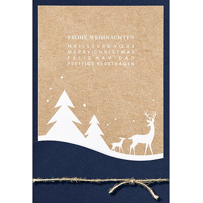 Feine Tasche (internationale Weihnachtskarten)
