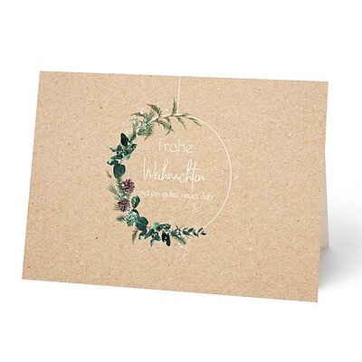 Naturkranz (Spendenweihnachtskarte sterreichischen Krebshilfe)