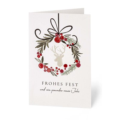 Trkranz (Spendenweihnachtskarte stereichische Krebshilfe)