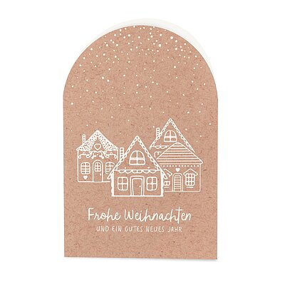 Knusperh�uschen (gesch�ftliche Weihnachtskarte)