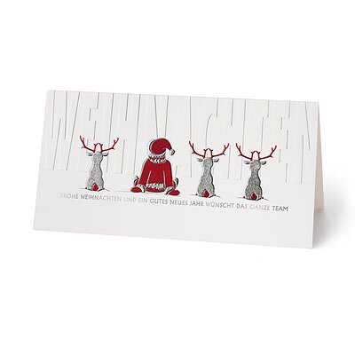 Weihnachtsteam (Lustige Weihnachtskarte)