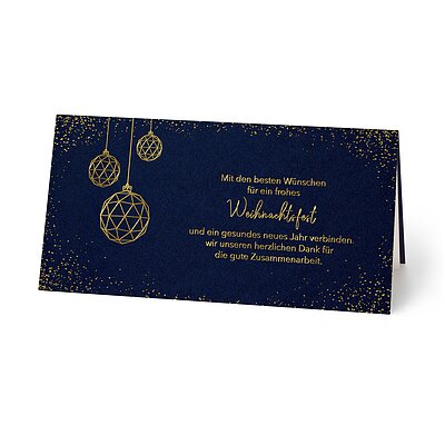 Herzlichen Dank (geschftliche Weihnachtskarte)